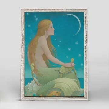 New Moon Mini Framed Canvas