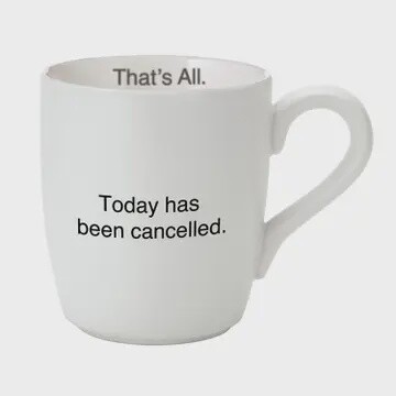 Today Has Been Cancelled Mug