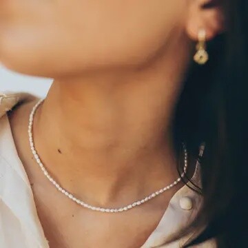 Blaine Pearl Necklace