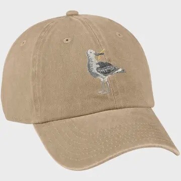Bird With A Fry Baseball Cap