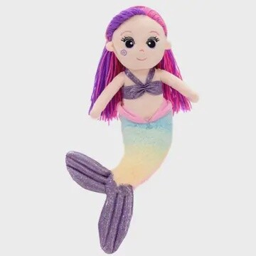 Rainbow Sherbet Mermaid Plush