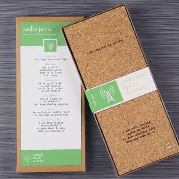 Mistaken Lyrics Coaster Sets