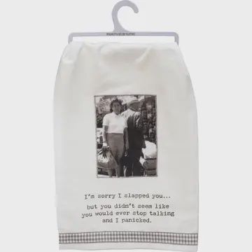 Sorry I Slapped Kitchen Towel