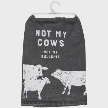 Not My Cows Kitchen Towel