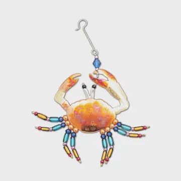 Colorful Crab Ornament