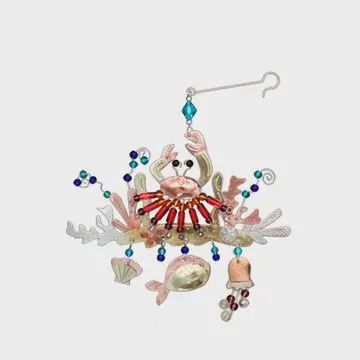 Crab Palace Ornament