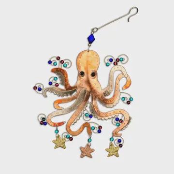 Octavian Octopus Ornament