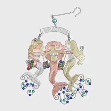Mermaid Girlfriends Ornament