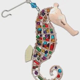 Serene Seahorse Ornament