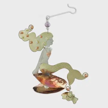 Oyster Mermaid Ornament