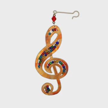 Treble Clef Ornament
