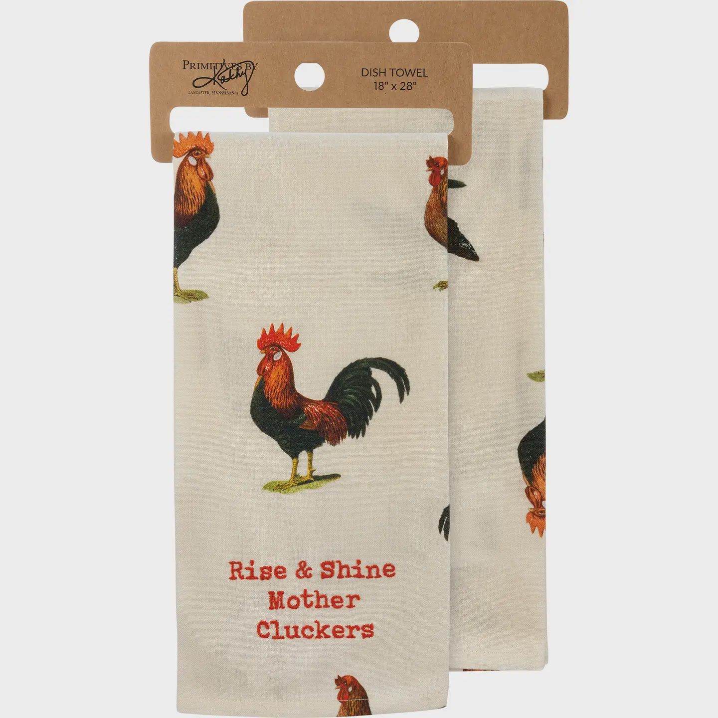 Rise &amp; Shine Mother Cluckers Kitchen Towel