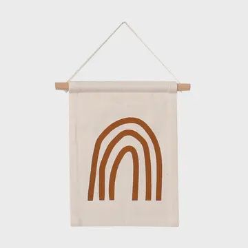 Rust Rainbow Canvas Hang Sign