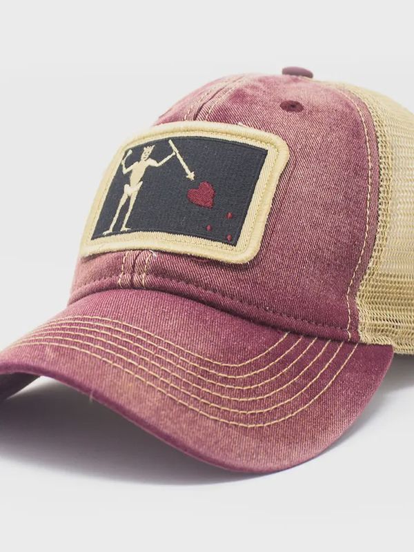 Blackbeard Flag Trucker Hat