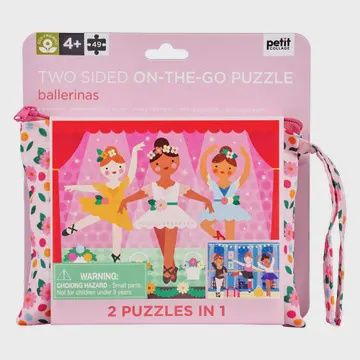 Two Sided On-The-Go Puzzle Ballerina