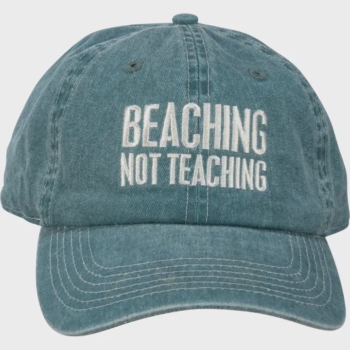 Beaching Not Teaching Baseball Cap