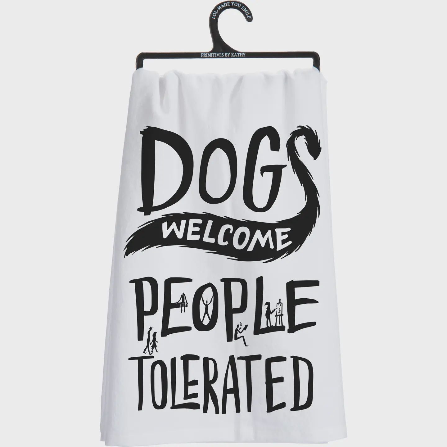 Dogs Welcome Kitchen Towel