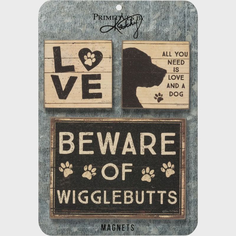 All You Need Is Love and A Dog Magnet Set
