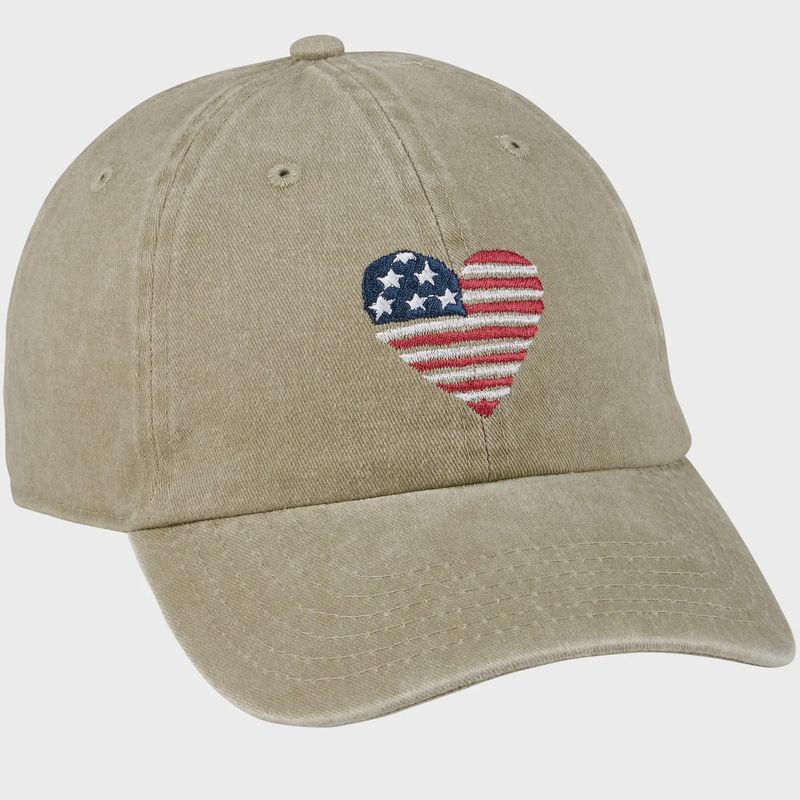 I Love USA Baseball Cap