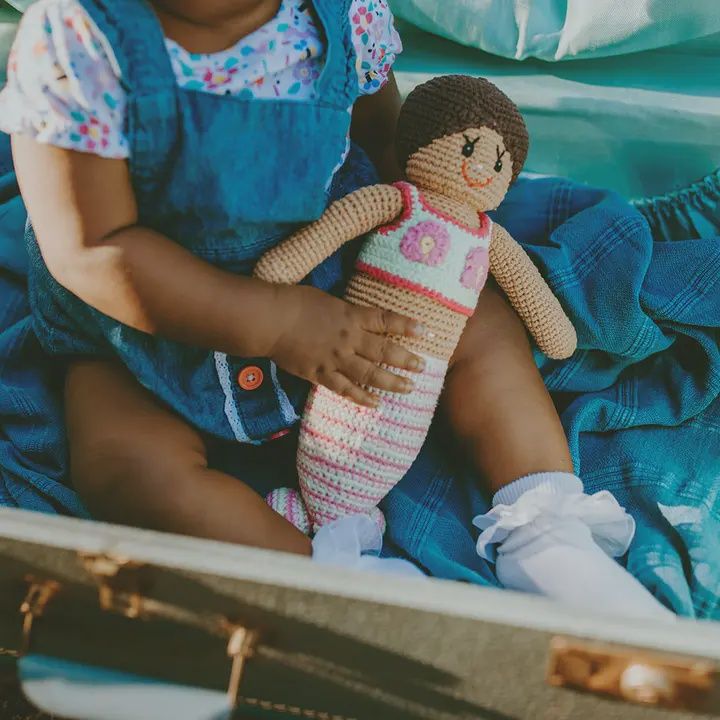 Pink Mermaid Baby Doll