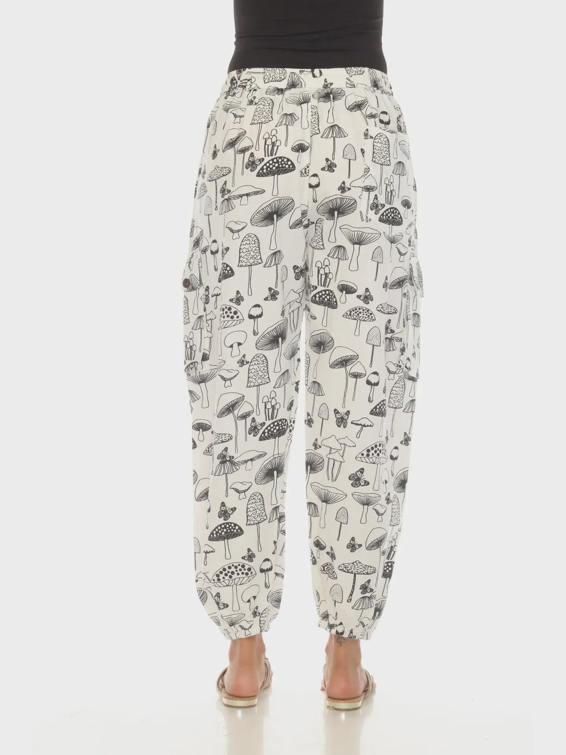 Mushroom Pants B/W D278
