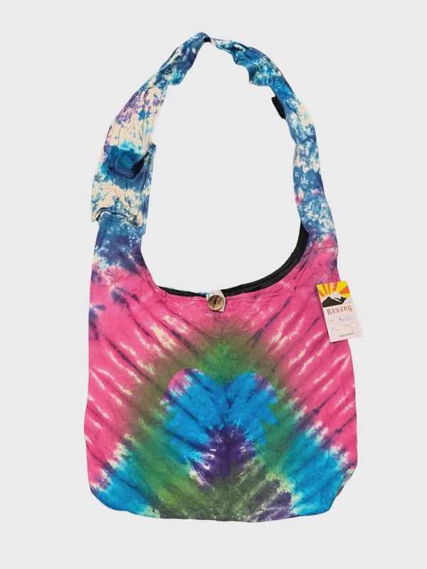 Cotton Tie Dye Heart Bag RIB1521