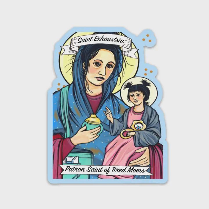 Saint Exhaustia Sticker