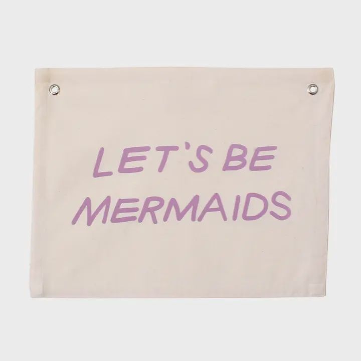 Mermaid Canvas Banner