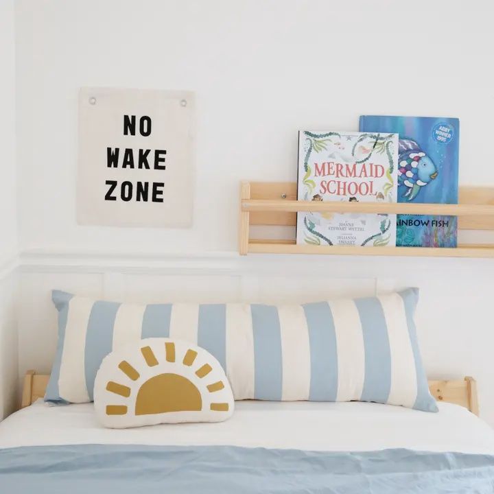 No Wake Zone Canvas Banner