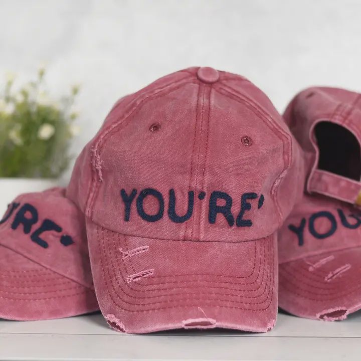 You&#39;re Distressed Dad Hat
