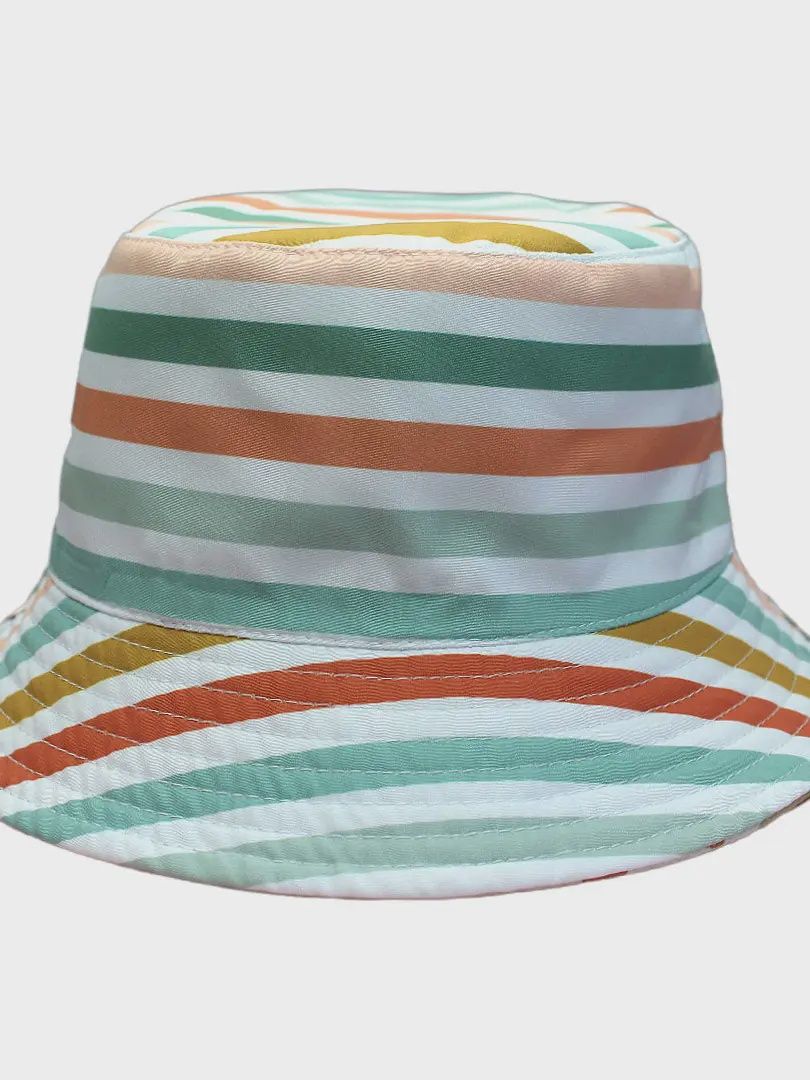 Beach Day Kids Bucket Hat Reversible Style
