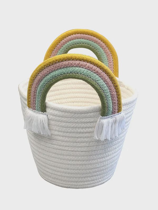 Rainbow Rope Gift Basket