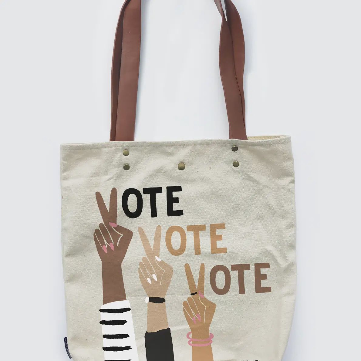 Vote Canvas Tote Bag