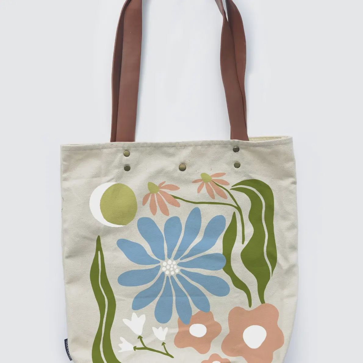 Fleur Canvas Tote Bag