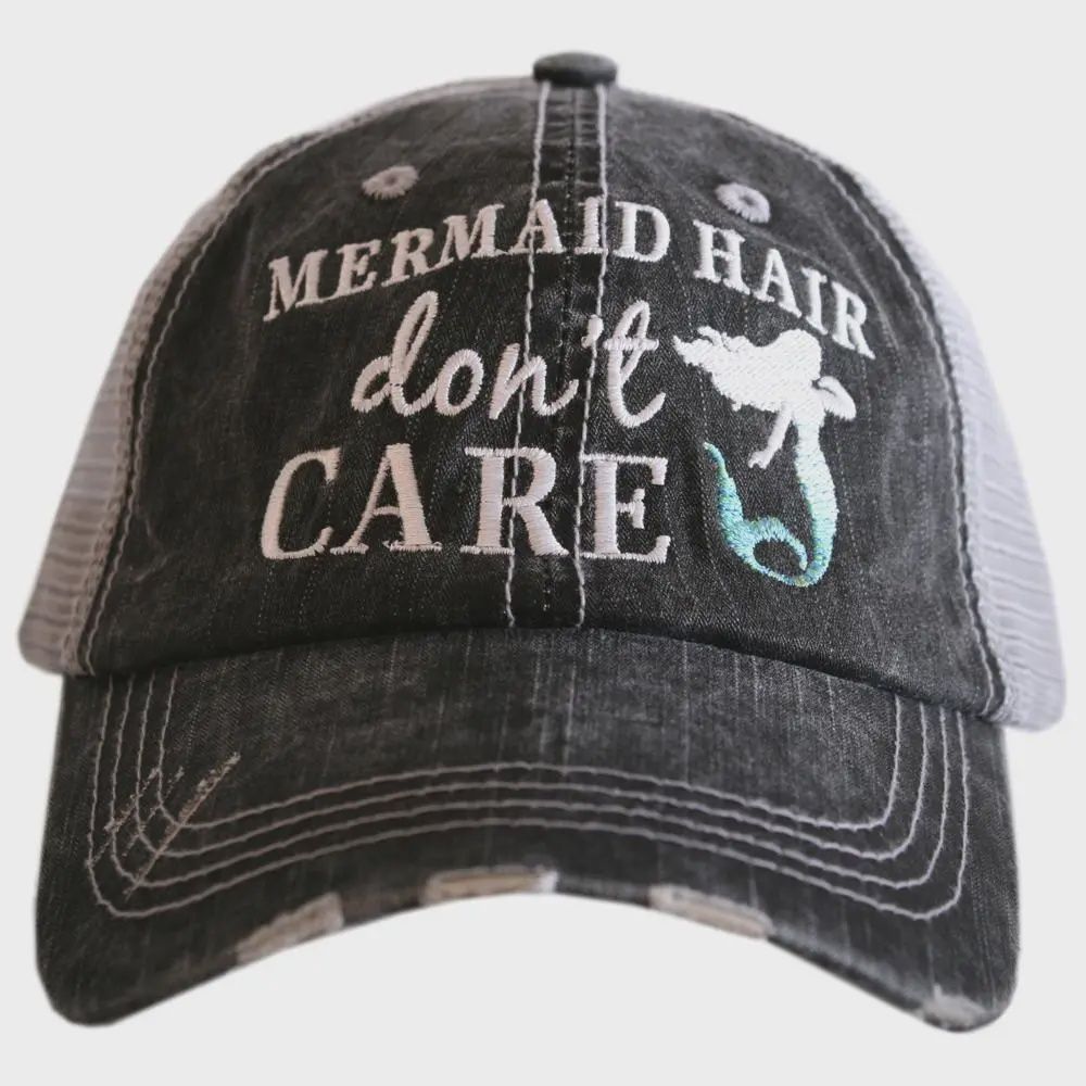 Mermaid Hair Don&#39;t Care Wholesale Trucker Hats