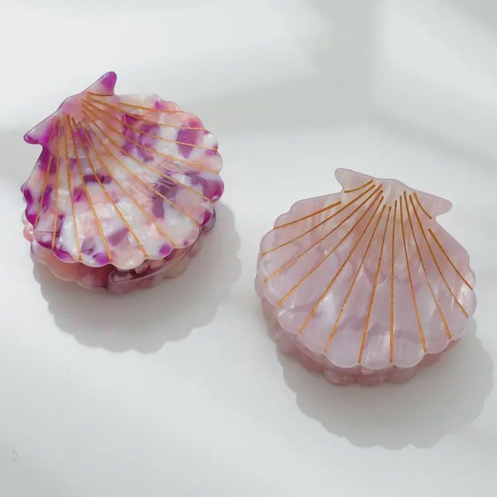Oceane Medium | Multi Color Seashell Eco-Friendly Claw Clip