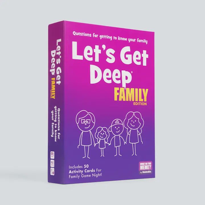 Let&#39;s Get Deep® Family Edition - Family Conversation Cards