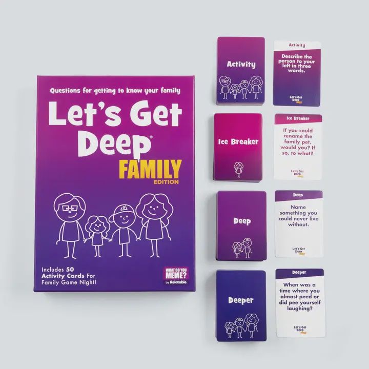 Let&#39;s Get Deep® Family Edition - Family Conversation Cards