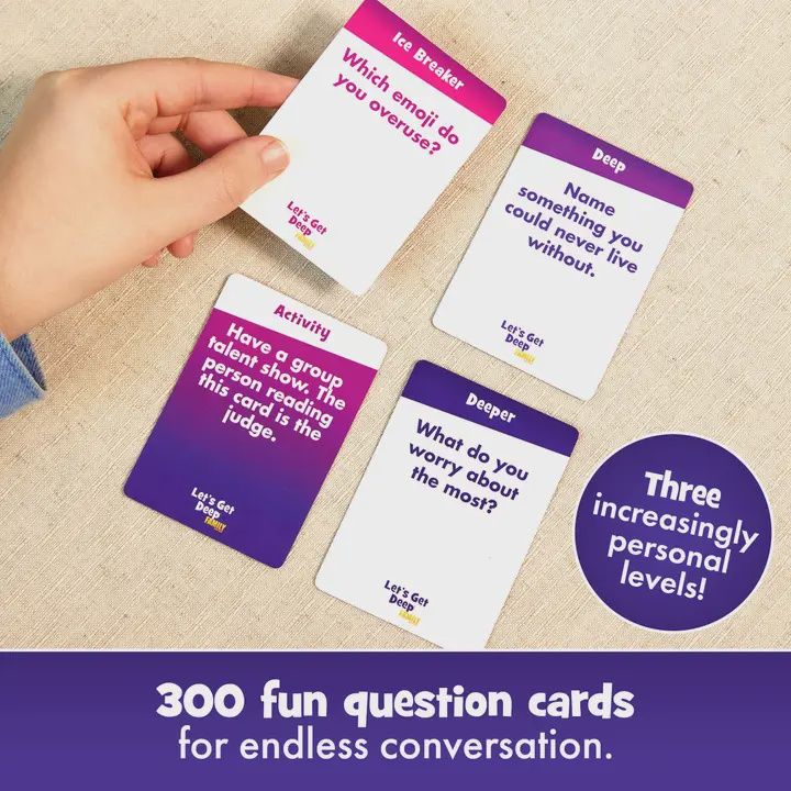 Let&#39;s Get Deep® Family Edition - Family Conversation Cards