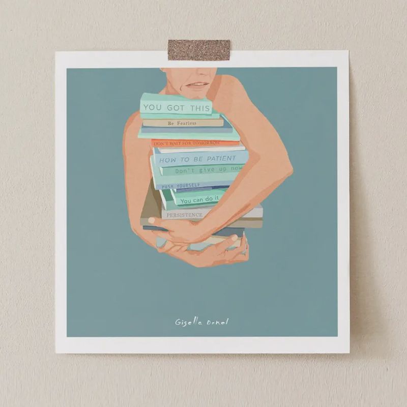 7&quot; x 7&quot; Giselle Dekel Art