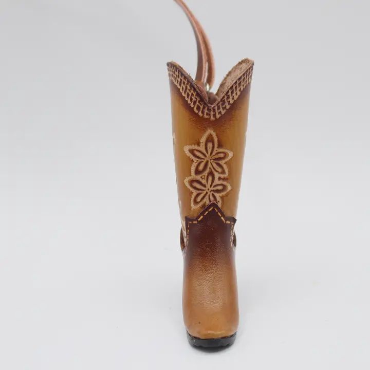 Leather Cowboy Boots Ornament