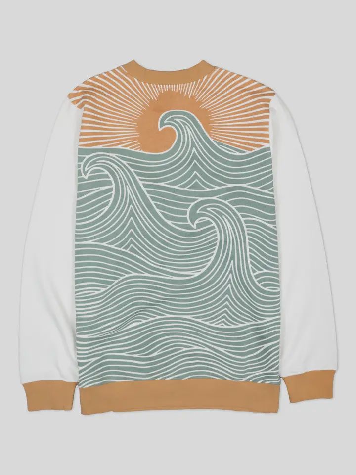 Rolling Seas Men&#39;s + Women&#39;s Organic Sweatshirt