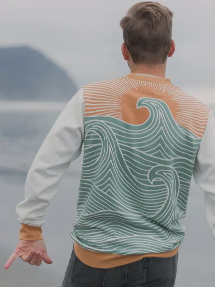 Rolling Seas Men&#39;s + Women&#39;s Organic Sweatshirt