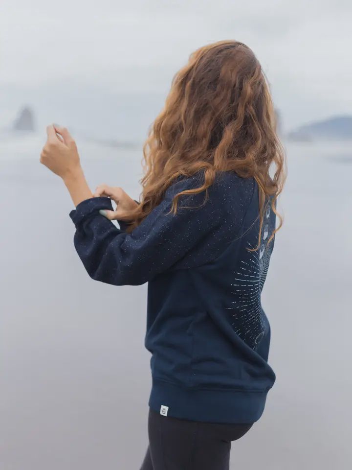 Moonshine Men&#39;s + Women&#39;s Organic Raglan Sweatshirt