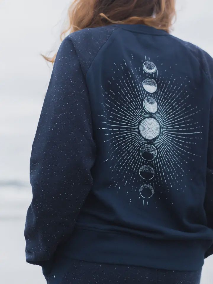 Moonshine Men&#39;s + Women&#39;s Organic Raglan Sweatshirt