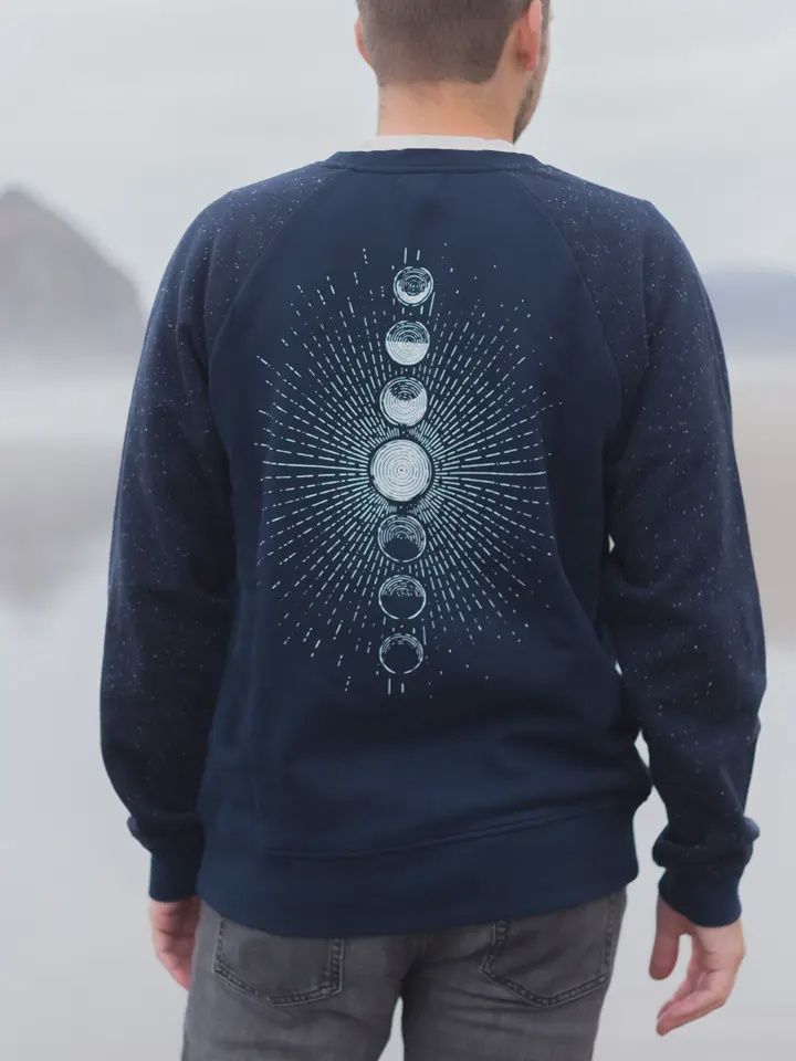 Moonshine Men&#39;s + Women&#39;s Organic Raglan Sweatshirt