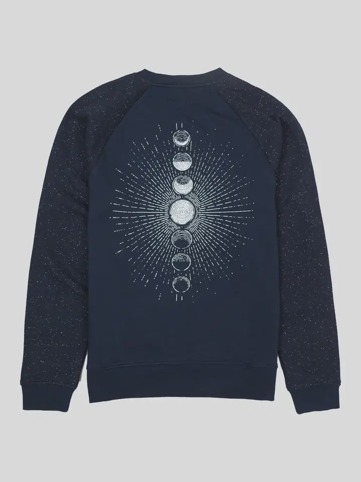 Moonshine Men&#39;s + Women&#39;s Organic Raglan Sweatshirt