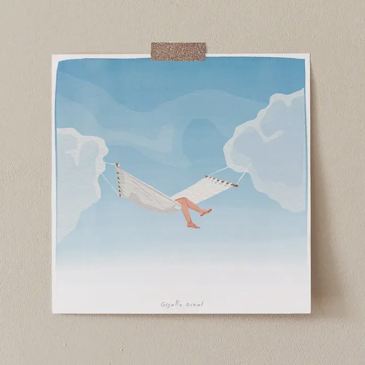 7&quot; x 7&quot; Giselle Dekel Art