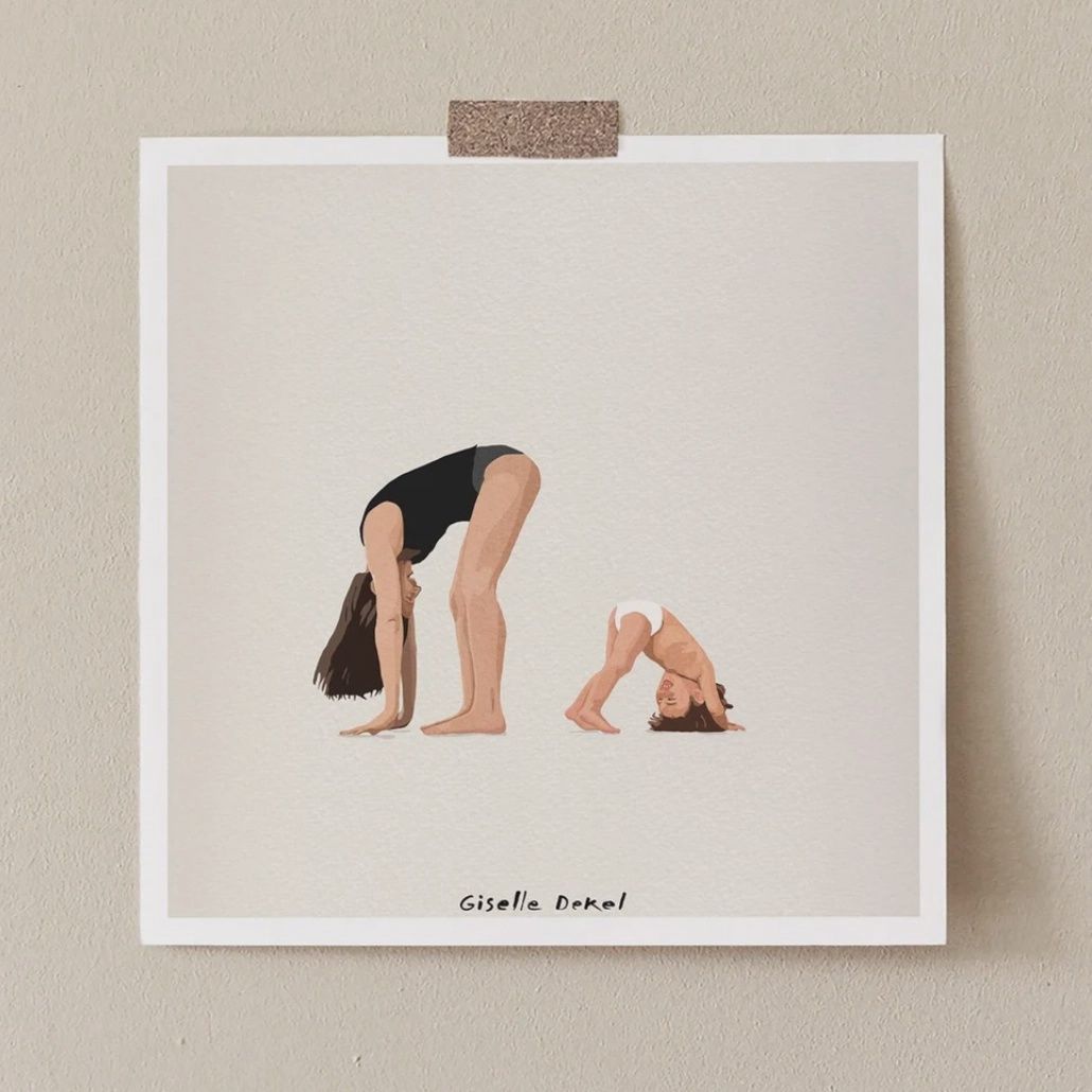 7&quot; x 7&quot; Giselle Dekel Art