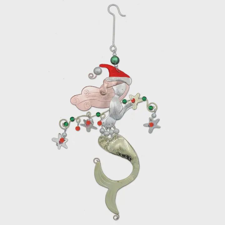 Christmas Mermaid Ornament